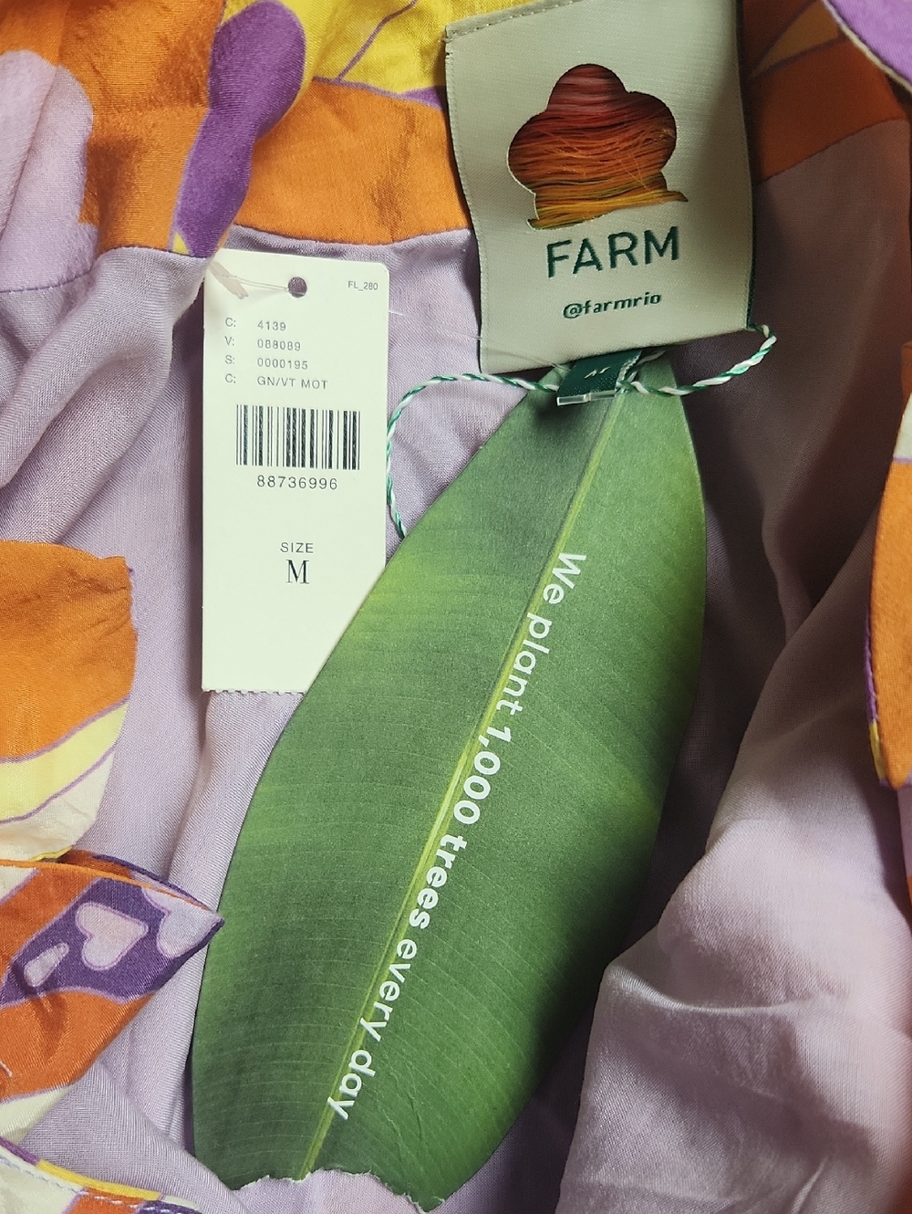 Farm Rio Lee Floral Sleeveless Dress - Picture 5 of 8